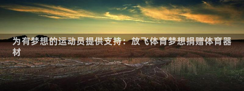耀世娱乐网址是什么啊：为有梦想的运动员提供支持：放飞
