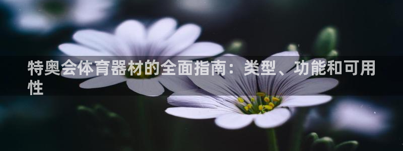 耀世三国官网：特奥会体育器材的全面指南：类型、功能和