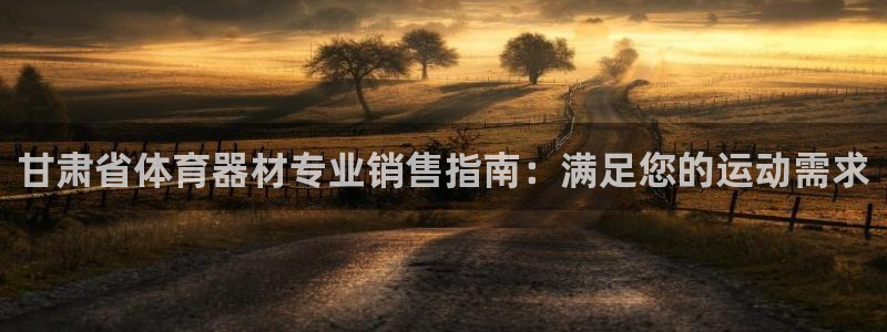 耀世娱乐可以玩吗知乎：甘肃省体育器材专业销售指南：满